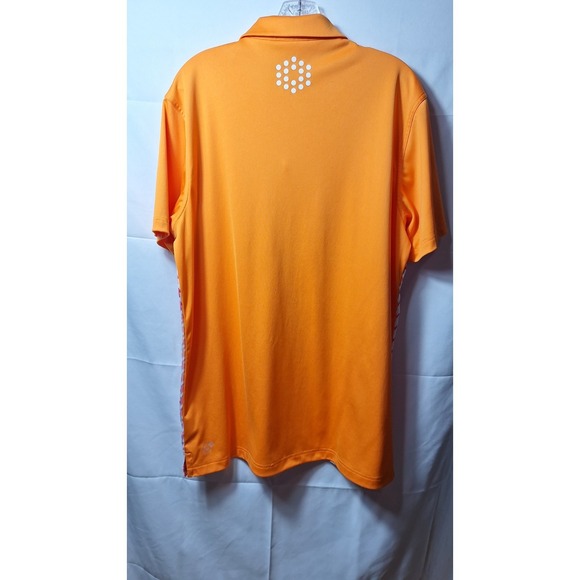 PUMA Performance Icon/Tech Polo Shirts (Lot of 2) Sz L Herringbone Heather EUC! - Picture 2 of 11